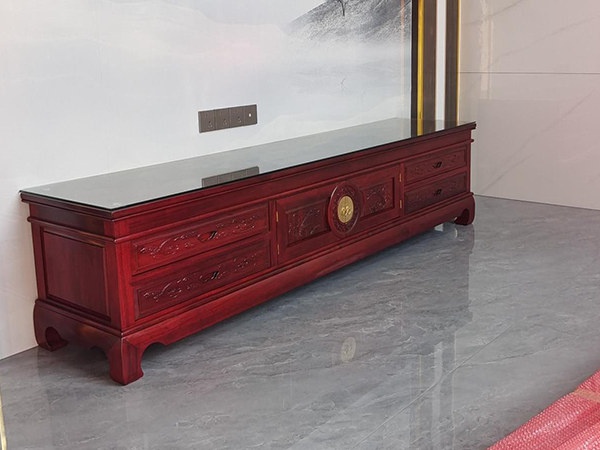 紅花梨一體電視柜